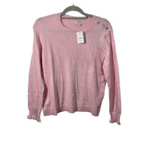 J crew pink sweater